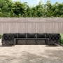 Garden furniture set 7 pieces and anthracite gray steel cushions by vidaXL, Garden sets - Ref: Foro24-3186923, Price: 579,36 ...