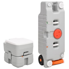 Portable toilet and water tank set for camping by vidaXL, Camping and hiking - Ref: Foro24-3186658, Price: 302,11 €, Discount: %