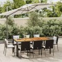 9-teiliges Garten-Esszimmerset und Kissen synthetisches Rattan schwarz von vidaXL, Gartensets - Ref: Foro24-3184992, Preis: 6...