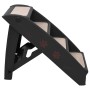 Escalera plegable para perros negro 62x40x49,5 cm de vidaXL, Escalones y rampas para mascotas - Ref: Foro24-170985, Precio: 5...