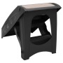 Escalera plegable para perros negro 62x40x49,5 cm de vidaXL, Escalones y rampas para mascotas - Ref: Foro24-170985, Precio: 5...