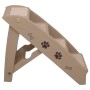 Escalera plegable para perros marrón 62x40x49,5 cm de vidaXL, Escalones y rampas para mascotas - Ref: Foro24-170986, Precio: ...