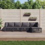 5-teiliges Gartenmöbel-Set und anthrazitgraue Stahlkissen von vidaXL, Gartensets - Ref: Foro24-3186865, Preis: 389,57 €, Raba...