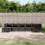 7-teiliges Gartenmöbel-Set mit anthrazitfarbenen Stahlkissen von vidaXL, Gartensets - Ref: Foro24-3186897, Preis: 554,75 €, R...