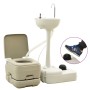 Toilet set with sink and portable water tank for camping by vidaXL, Camping and hiking - Ref: Foro24-3186663, Price: 370,57 €...