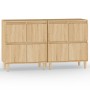 Sideboards 2 pcs Sonoma oak plywood 60x35x70 cm by vidaXL, Sideboards - Ref: Foro24-3185754, Price: 165,67 €, Discount: %