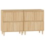 Sideboards 2 pcs Sonoma oak plywood 60x35x70 cm by vidaXL, Sideboards - Ref: Foro24-3185754, Price: 165,67 €, Discount: %