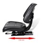 Tractor seat with black backrest by vidaXL, Tractor Accessories and Parts - Ref: Foro24-210156, Price: 93,58 €, Discount: %