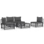 5-piece garden furniture set with anthracite grey steel cushions by vidaXL, Garden sets - Ref: Foro24-3186833, Price: 392,12 ...