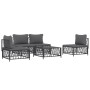 5-piece garden furniture set with anthracite grey steel cushions by vidaXL, Garden sets - Ref: Foro24-3186833, Price: 392,12 ...