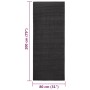 Sisal carpet for black scratching post 80x200 cm by vidaXL, Cat Furniture Accessories - Ref: Foro24-3203435, Price: 85,99 €, ...