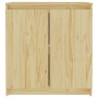 Armario auxiliar de madera maciza de pino 60x36x65 cm de vidaXL, Aparadores - Ref: Foro24-833097, Precio: 73,07 €, Descuento: %