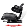 Tractor seat with black backrest by vidaXL, Tractor Accessories and Parts - Ref: Foro24-210202, Price: 98,98 €, Discount: %