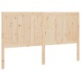 Solid pine wood headboard 145.5x4x100 cm by vidaXL, Headboards and footboards - Ref: Foro24-833155, Price: 76,59 €, Discount: %