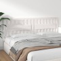 Solid white pine wood bed headboard 205.5x4x100 cm by vidaXL, Headboards and footboards - Ref: Foro24-833184, Price: 98,09 €,...