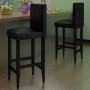 Kitchen stools 2 units black synthetic leather by vidaXL, Kitchen stools - Ref: Foro24-240071, Price: 186,79 €, Discount: %