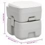 Portable Camping Basin Toilet Set by vidaXL, Camping and hiking - Ref: Foro24-3186669, Price: 323,60 €, Discount: %