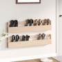 Estantes para zapatos de pared 2 uds madera de pino 110x9x23 cm de vidaXL, Zapateros y organizadores de calzado - Ref: Foro24...