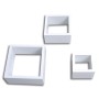 Cube Shelf Set 3 Pieces White by vidaXL, Shelves and shelves - Ref: Foro24-240347, Price: 30,99 €, Discount: %