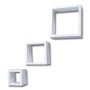 Cube Shelf Set 3 Pieces White by vidaXL, Shelves and shelves - Ref: Foro24-240347, Price: 30,99 €, Discount: %