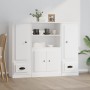 Hohe Sideboards, 3 Stück, weißes Sperrholz von vidaXL, Sideboards - Ref: Foro24-3185311, Preis: 211,00 €, Rabatt: %