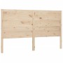 Solid pine wood headboard 156x4x100 cm by vidaXL, Headboards and footboards - Ref: Foro24-833197, Price: 95,35 €, Discount: %