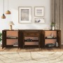 Sideboards 3 pieces oak brown plywood by vidaXL, Sideboards - Ref: Foro24-3185422, Price: 225,93 €, Discount: %