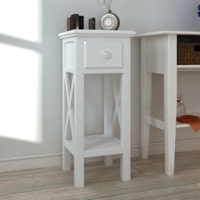 Side table with white drawer by vidaXL, Side tables - Ref: Foro24-241147, Price: 69,19 €, Discount: %