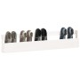 Wall-mounted shoe shelves, 2 units, made of white pine wood, 110x9x23cm. by vidaXL, Shoe racks and shoe organizers - Ref: For...