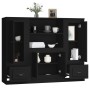 Aparadores altos 3 piezas madera contrachapada negro de vidaXL, Aparadores - Ref: Foro24-3185312, Precio: 202,78 €, Descuento: %