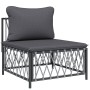 8-piece garden furniture set with anthracite steel cushions by vidaXL, Garden sets - Ref: Foro24-3186917, Price: 641,70 €, Di...