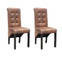 Dining chairs, 2 units, brown color. by vidaXL, dining chairs - Ref: Foro24-241157, Price: 171,99 €, Discount: %