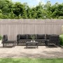 7-piece garden furniture set with anthracite steel cushions by vidaXL, Garden sets - Ref: Foro24-3186889, Price: 562,49 €, Di...