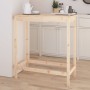 Hoher Stehtisch aus massivem Kiefernholz 100x50x110 cm von vidaXL, Küchen- und Esstische - Ref: Foro24-833265, Preis: 67,59 €...