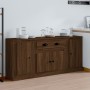 Sideboards 3 pieces plywood brown oak by vidaXL, Sideboards - Ref: Foro24-3185278, Price: 150,86 €, Discount: %