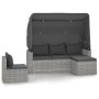 4-piece garden sofa set and gray synthetic rattan cushions by vidaXL, Garden sets - Ref: Foro24-3186649, Price: 384,59 €, Dis...