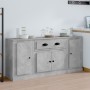 Sideboards 3 Stück betongraues Sperrholz von vidaXL, Sideboards - Ref: Foro24-3185275, Preis: 157,99 €, Rabatt: %