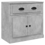 Sideboards 3 Stück betongraues Sperrholz von vidaXL, Sideboards - Ref: Foro24-3185275, Preis: 158,61 €, Rabatt: %