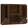 High sideboard 3 pieces oak brown plywood by vidaXL, Sideboards - Ref: Foro24-3185318, Price: 202,71 €, Discount: %