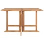 Mesa de comedor plegable para jardín madera teca 120x120x75 cm de vidaXL, Mesas de jardín - Ref: Foro24-315451, Precio: 238,1...