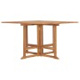 Folding teak wood dining table for garden 120x120x75 cm by vidaXL, Garden tables - Ref: Foro24-315451, Price: 238,15 €, Disco...