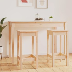 Küchenhocker 2 Einheiten aus massivem Kiefernholz 40x40x78cm von vidaXL, Küchenhocker - Ref: Foro24-833259, Preis: 68,99 €, R...