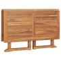 Mesa de comedor plegable para jardín madera teca 120x120x75 cm de vidaXL, Mesas de jardín - Ref: Foro24-315451, Precio: 238,1...