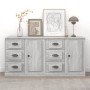 Sideboards 2 Stück Sonoma graues Sperrholz von vidaXL, Sideboards - Ref: Foro24-3185229, Preis: 193,65 €, Rabatt: %