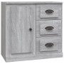 Sideboards 2 Stück Sonoma graues Sperrholz von vidaXL, Sideboards - Ref: Foro24-3185229, Preis: 193,65 €, Rabatt: %