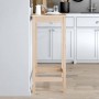 High bar table solid pine wood 50x50x110 cm by vidaXL, Kitchen and dining tables - Ref: Foro24-833263, Price: 52,18 €, Discou...