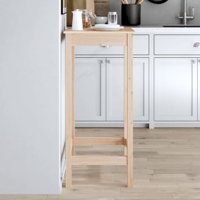 Hoher Stehtisch aus massivem Kiefernholz 50x50x110 cm von vidaXL, Küchen- und Esstische - Ref: Foro24-833263, Preis: 51,99 €,...