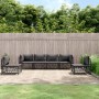 Gartenmöbel-Set 6-teilig und anthrazitgraue Stahlkissen von vidaXL, Gartensets - Ref: Foro24-3186843, Preis: 496,33 €, Rabatt: %