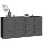 Sideboards 2 Stück schwarzes Sperrholz von vidaXL, Sideboards - Ref: Foro24-3185280, Preis: 207,37 €, Rabatt: %