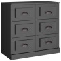 Sideboards 2 pcs black plywood by vidaXL, Sideboards - Ref: Foro24-3185280, Price: 207,01 €, Discount: %